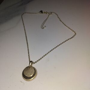 lia sophia Necklace Gold tone Three Disc Necklace